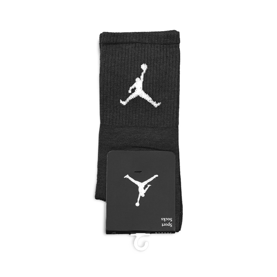 جوراب ورزشی پارچه نخی ساق بلند جردن کد 800279 جوراب ورزشی پارچه نخی ساق بلند جردن کد 800279