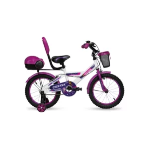 دوچرخه چیاوا مدل چیچک سایز طوقه 16 اینچ رنگ سفید بنفش کد 801038