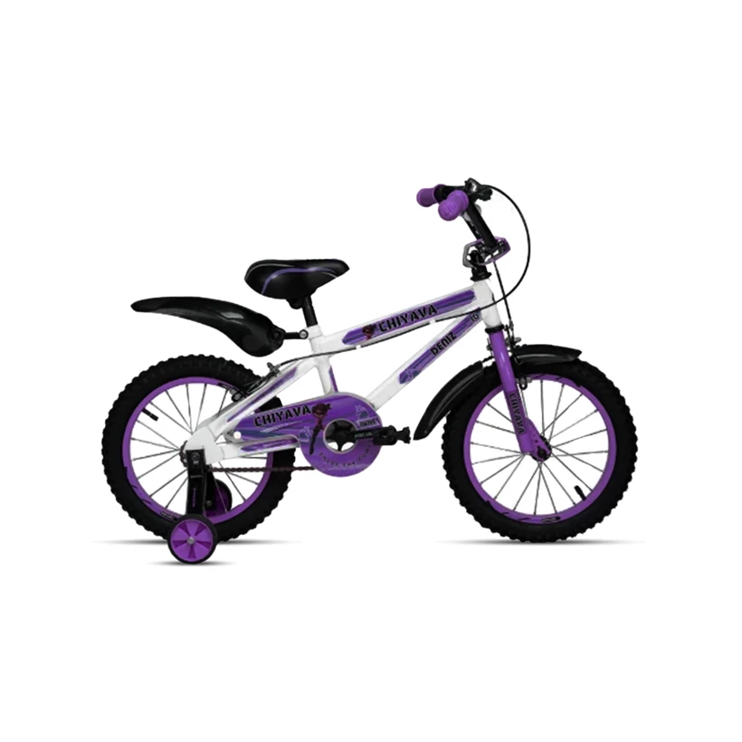 دوچرخه چیاوا مدل دنیز سایز طوقه 16 اینچ رنگ سفید بنفش کد 801041