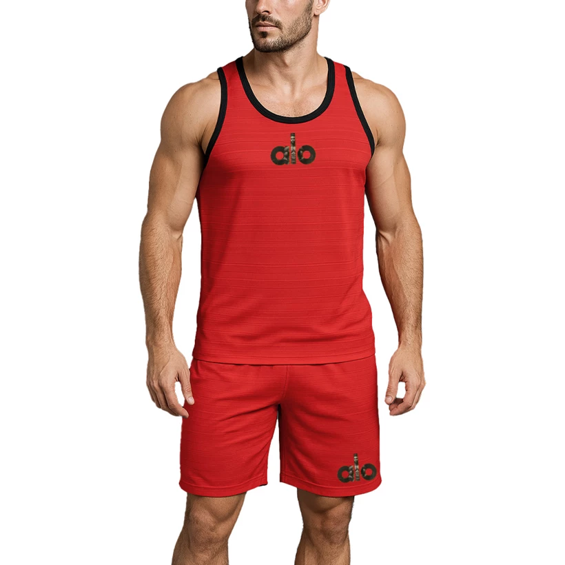 ست  تاپ وشلوارک ورزشی مردانه الو یوگا مدل کوپر کد 801182